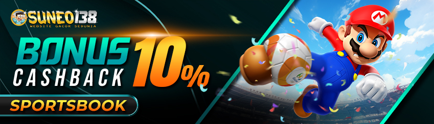 PROMO CASHBACK MINGGUAN SPOORTBOOK 10%