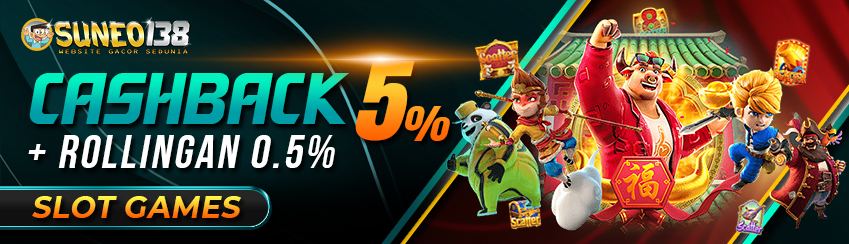 BONUS ROLLINGAN 0.5% SLOT + CASHBACK SLOT 5%